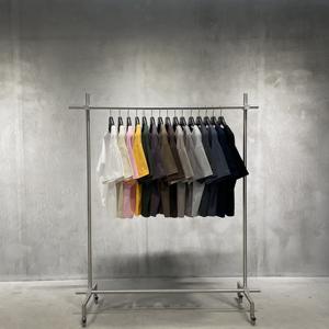 Camiseta de Manga Corta para Hombre, Estilo Hip Hop, Color Sólido, con Logotipo Personalizado, 100% Algodón, 220 Gramos, Suave, Transpirable, Corte Regular, para Verano - Product Image 1