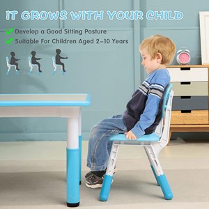 Kids Daycare Furniture <strong>Table</strong> and Chair Set Height Adjustable Toddler <strong>Table</strong> Chairs Set Kid Activity ArtTable Children <strong>Study</strong> Desk - Product Image 6