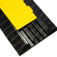 800x410x50mm caoutchouc 4 canaux voie trafic incident vitesse rampe sol câble protecteur câble pont