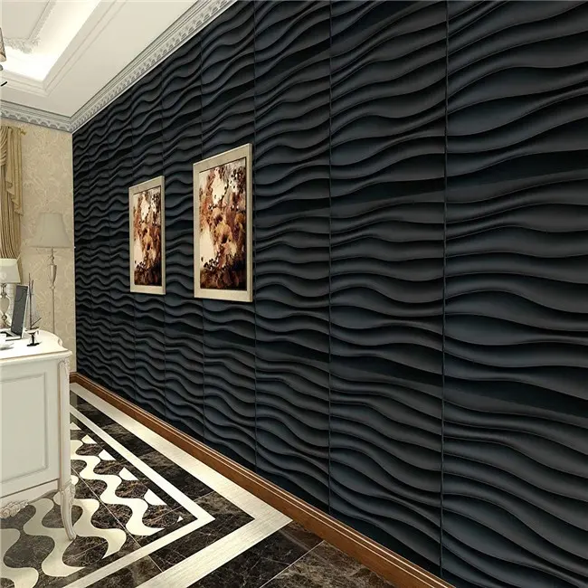 실내 현대 방수 내부 벽 패널 벽 홈 장식 PVC 벽돌 3D 천장 월페이퍼