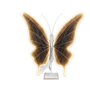 Hochzeitsdekoration Schmetterling-Hintergrundwand Wegweiser Silberner Stoff Szenenlayout-Requisiten zur Dekoration - Product Image 5