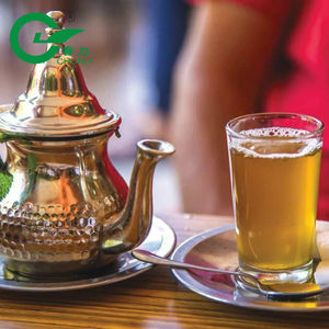 Polvere da sparo Tè Commercio All'ingrosso <span class=keywords><strong>Marocco</strong></span> Libia Turchia OEM Verde Marche di Tè Sciolto Foglia di Tè Per KG Musulmano Contenitore di Regalo - Product Image 4