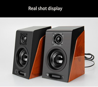 OEM offre spéciale haut-parleur élégant 2.0 son HIFI petit haut-parleur élégant USB avec Subwoofer de 3 pouces