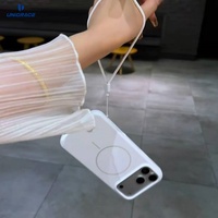 Étui pour iPhone 14 Plus avec cordon, étui pour iPhone 18 Pro avec sangle