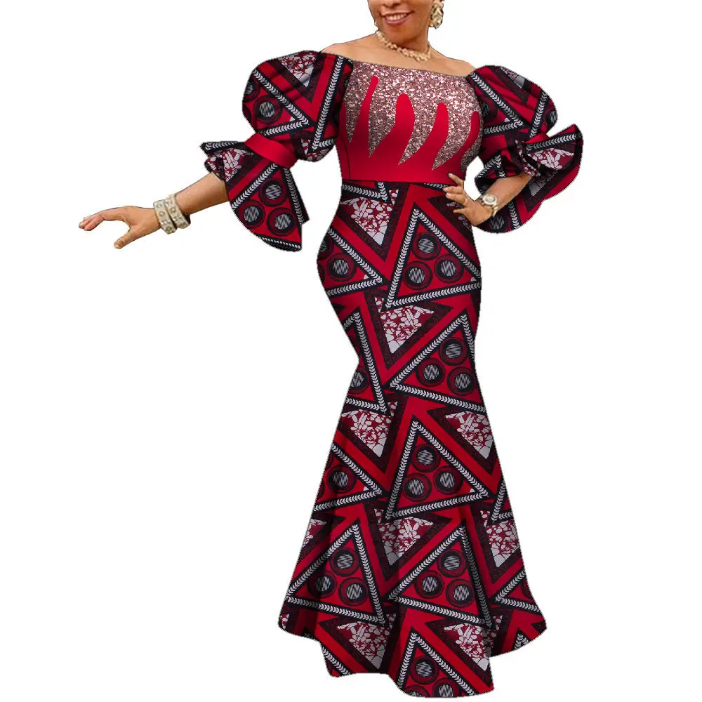 אופנה קיץ שמלות אפריקאיות נשים בגדים בתוספת גודל אפריקאי מסורתי שעוות אנקרה שמלה