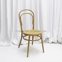 Moderner Antiker Metall-Thonet-Caféstuhl für Bankette, Events, Partys, Restaurants, Hotels und Wohnzimmermöbel