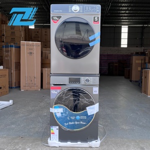 Lave-linge commercial entièrement automatique 12+13 kg avec sécheuse intégrée pour usage domestique – Ensemble complet pour le lavage du linge - Product Image 3