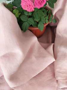 Lino <span class=keywords><strong>Rosa</strong></span> 280cm tela extra ancha Lino puro hilo teñido ancho tela disponible - Product Image 6