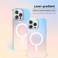 Étui de téléphone de luxe en TPU antichoc avec support de téléphone pour les téléphones mobiles magnétiques 11/12/13/14/15/16 Pro Max