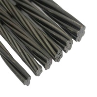 Fil d'acier galvanisé Fil d'acier plaqué de béton précontraint 12.7mm Précontrainte 49 brins en acier inoxydable