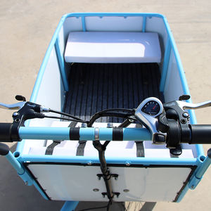 Tricycle familial cargo électrique aux normes européennes, vélo cargo familial à 3 roues, vélo cargo électrique <span class=keywords><strong>Long</strong></span> <span class=keywords><strong>John</strong></span> - Product Image 5