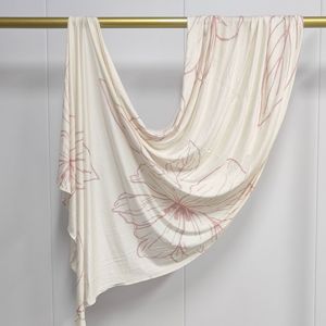 Voiles en jersey de coton imprimés numériquement, color block, respirants pour l'hiver, pour femmes musulmanes, usage quotidien et extérieur - Product Image 4