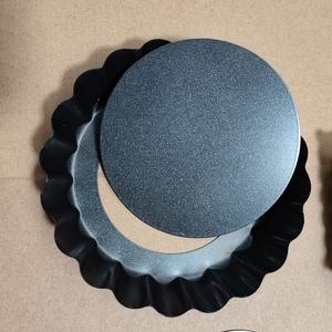 Baking Tool <b>Cake</b> <b>Molds</b> Nonstick Carbon Steel Round Tart Quiche Pans Removable Bottom Pizza Baked Mould Bakeware Kitchen Tools - Product Image 4