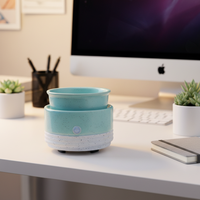 Chauffe-cire et diffuseur d'arômes électrique écologique en céramique pour la maison, brûleur d'huiles essentielles très parfumé