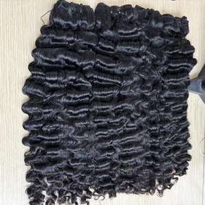 Cheveux birmans bouclés de la meilleure qualité, 100% cheveux humains, cheveux bruts vietnamiens un donneur - Product Image 2