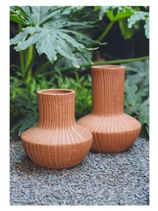 Natural Terracotta Flower <b>Pots</b> Handmade Clay Plant <b>Pots</b> Rustic Garden Planters with Drainage Hole <b>for</b> Succulents Flowers <b>Herbs</b> - Product Image 1