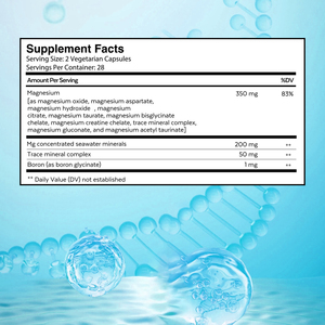 Cápsulas de Suplemento de Magnesio Premium de Marca Privada OEM, para un Sueño Más Reparador, Mejor Recuperación Deportiva y Mayor Claridad Mental - Product Image 1