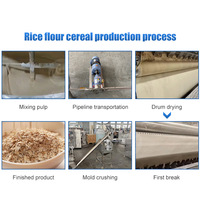 Machine automatique ORME pour flocons de riz et d'avoine, ligne de production de nourriture pour bébés Cerelac, machine à fabriquer des aliments pour bébés