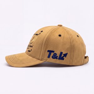 Gorra de Béisbol de Gamuza de 6 Paneles con Bordado 3D Personalizado, Gorra Deportiva de Alta Calidad, Proveedor OEM ODM - Product Image 3