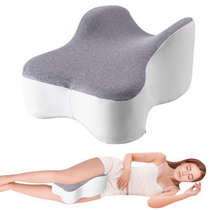 Coussin de luxe profilé papillon pour les jambes, <span class=keywords><strong>anti</strong></span>-<span class=keywords><strong>allergique</strong></span>, respirant, soutien pour les genoux, idéal pour les dormeurs latéraux et le soulagement de la sciatique - Product Image 2