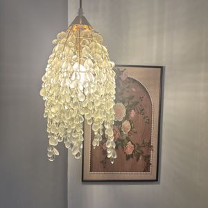Nouveau design Lustre en cristal doré à branches, motif floral et pampilles en forme de pièces de monnaie, pour escalier, villa, hall - Product Image 6