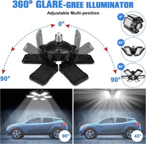 Tầng Hầm Barn Hội Thảo Bay Cao 6500K 6 + 1 Có Thể Điều Chỉnh Tấm E26/E27 Cửa Hàng 150W Biến dạng Trần LED Nhà Để Xe Ánh Sáng - Product Image 3