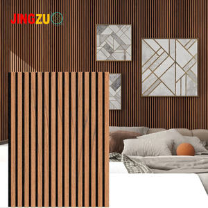 Panneau acoustique en MDF polyester à larges lattes, design 3D moderne pour centre commercial, aéroport, gare, <span class=keywords><strong>grand</strong></span> espace, revêtement <span class=keywords><strong>mural</strong></span> acoustique - Product Image 5