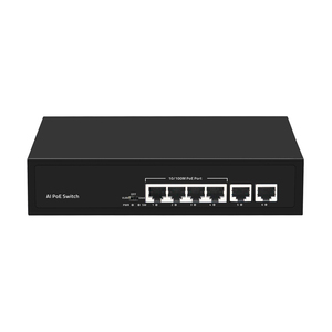 OEM 65 Wát 4 cửa PoE chuyển đổi với <span class=keywords><strong>2</strong></span> cổng uplink không được quản lý Fast-<span class=keywords><strong>Ethernet</strong></span> chuyển đổi với PoE Injector - Product Image 2