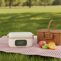 Boîte à lunch thermique portable sans fil de 750 ml, conception OEM, boîte à nourriture intelligente à température constante pour bébé