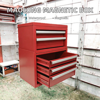 Armoire à outils en acier robuste avec tiroirs verrouillables, portable, avec plateau amovible, 150 kg, pour atelier, garage, réparation