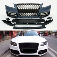 Ensemble de pare-chocs avant pour Audi A5 S5 B8, mise à niveau facelift style RS5, kits carrosserie avec calandre en nid d'abeille pour Audi A5 S5 B8 2008-2012