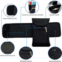 Funda de Neopreno para Botella de Agua de Gimnasio con Logotipo Personalizado de Alta Calidad, Funda Impermeable para Botella de Agua de 18 oz con Soporte para Teléfono