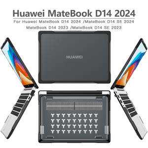 Funda protectora resistente a prueba de golpes para portátil, funda para Huawei <span class=keywords><strong>Mate</strong></span> <span class=keywords><strong>Book</strong></span> D14 2023/2024 <span class=keywords><strong>Mate</strong></span> <span class=keywords><strong>Book</strong></span> D14 SE 2023/2024 - Product Image 2