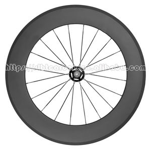 700c אופני מסלול פחמן גלגלי פחמן מותאם אישית 88 מ "מ גובה 100 מ" מ גובה 25 מ "מ קוטר 28 מ" מ קוטר - Product Image 2