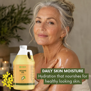 Huile de sésame 100% pure pressée à froid, huile de massage pour le corps, pénétration profonde, effet chauffant pour la peau, les cheveux, fabrication de <span class=keywords><strong>savon</strong></span>, base pour cosmétiques DIY - Product Image 4