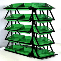 Fruitgroente Staat Voor Verkoop Groenten Rek Stand 5 Tier Retail Display Stand Voor Groenten En Snacks