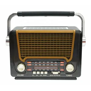 Meier-Radio Solar portátil, dispositivo Retro con Am, Fm y Sw, M-527BT-S, novedad de 2021