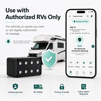 Traceur GPS magnétique pour véhicule Trevaron Auto 5200mAh avec abonnement à l'application pour un suivi de l'état de localisation récent