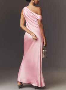 Maxi abito Casual ricamato floreale in pelliccia sintetica con spalle scoperte in pizzo lucido con Logo anteriore cavo estivo - Product Image 2