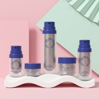 Flacon pompe airless en acrylique 15 ml 30 ml 50 ml, petits flacons cosmétiques givrés pour sérum et crème, emballage airless pour voyage