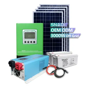 solar kit 3000w 10kwh Off grid complete solar system for houses