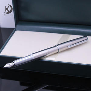 Penna Stilografica Premium Regalo Esecutivo con Logo Personalizzato Strumenti di Scrittura di Lusso Neri e Argento di Alta Gamma <span class=keywords><strong>Set</strong></span> di Penne per <span class=keywords><strong>Calligrafia</strong></span> - Product Image 1