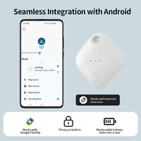 Traceur GPS intelligent RSH et localisateur Android Tag par Google Find My Device, batterie 3 ans, chercheur de clés pour bagages, animaux de compagnie, portefeuilles, sacs
