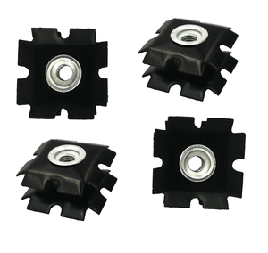 Tuerca en Forma <span class=keywords><strong>de</strong></span> Corona <span class=keywords><strong>de</strong></span> <span class=keywords><strong>Girasol</strong></span>, Rosca 1/4 5/16 3/8 M4 M5 M6 M8 M10 M12, Conector <span class=keywords><strong>de</strong></span> Madera Roscado, Tubo Cuadrado y Redondo - Product Image 1