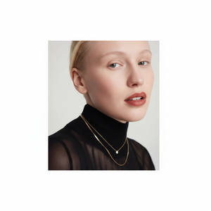 Pendientes Pequeños en Forma de U con Diamantes Pavé, Aros de Lujo a la Moda - Product Image 1