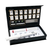 Boîte en carton personnalisée avec votre logo, boîte à stylos avec mousse EVA, étui de rangement écologique pour 3 ml avec votre design