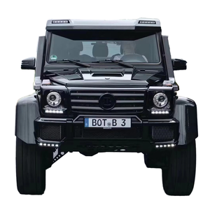 Pour la Mercedes-Benz Classe G W463 G63 <span class=keywords><strong>AMG</strong></span> G65 <span class=keywords><strong>G500</strong></span> Kit de carrosserie Wheeleyebrow en fibre de carbone de style <span class=keywords><strong>4X4</strong></span> amélioré - Product Image 1