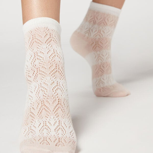 Pantoufles pour femmes pour dessiner des fruits de couleur dentelle Womans Bow Non Slip Foot Sock Bulk Plain Socks - Product Image 1