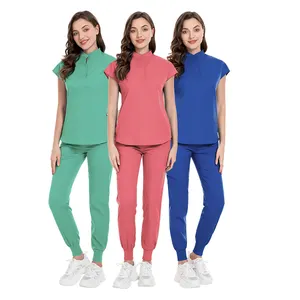 Canada Popular Medical Scrubs Nursing Uniform Women Medical Nursing Scrubs Uniforms Sets