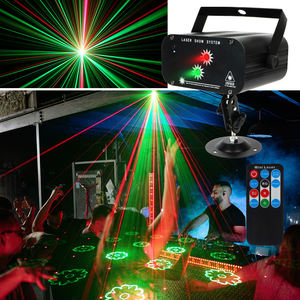 <span class=keywords><strong>Mini</strong></span> Proyector de Haz Disco de 2 Ojos YSH, 48 Patrones, Luz Láser Blanca Cálida/Blanca, Focos para Escenario, Discoteca, KTV, DJ - Product Image 4